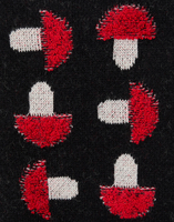 La DoubleJ Fun-Guy Gilet La DoubleJ Fun-Guy Gilet Black & Red PUL0295KNI193VA448BL01