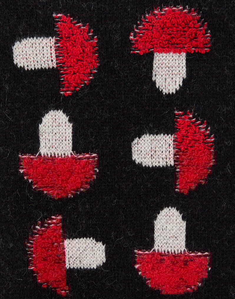 La DoubleJ Fun-Guy Gilet La DoubleJ Fun-Guy Gilet Black & Red PUL0295KNI193VA448BL01