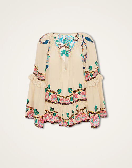 La DoubleJ Boho Blouse La DoubleJ Boho Blouse Eve Ecru TOP0132CRE005EEC01BR05