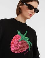 La DoubleJ Lampone Sweater La DoubleJ Lampone Sweater Black PUL0179KNI093VA203BL01