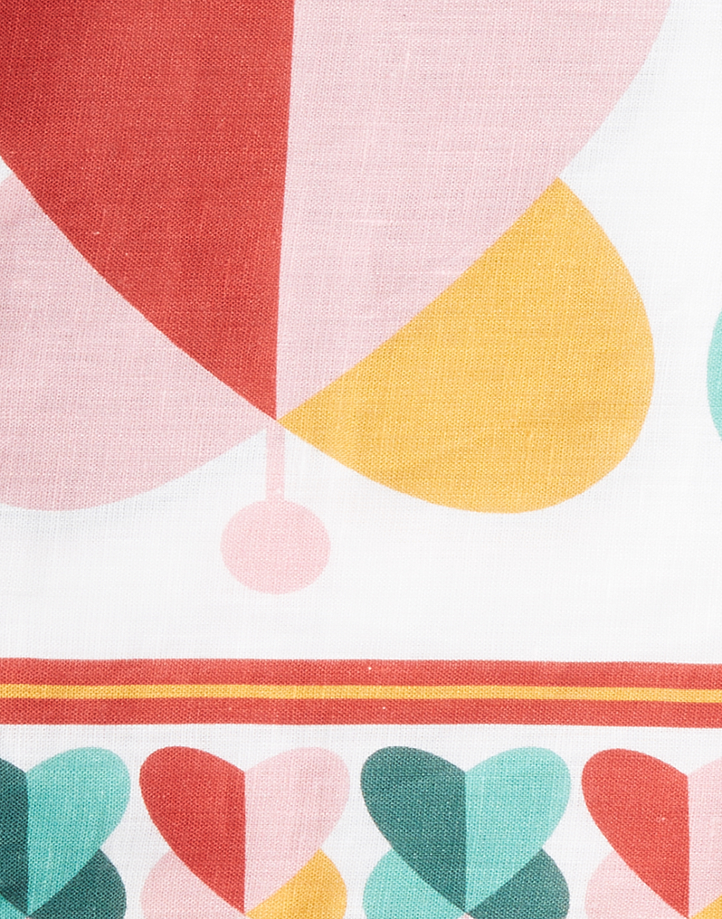 La DoubleJ Large Tablecloth (180x350) La DoubleJ Large Tablecloth (180x350) Farfalle Ring (Placed) TBC0003LIN001FAR0005