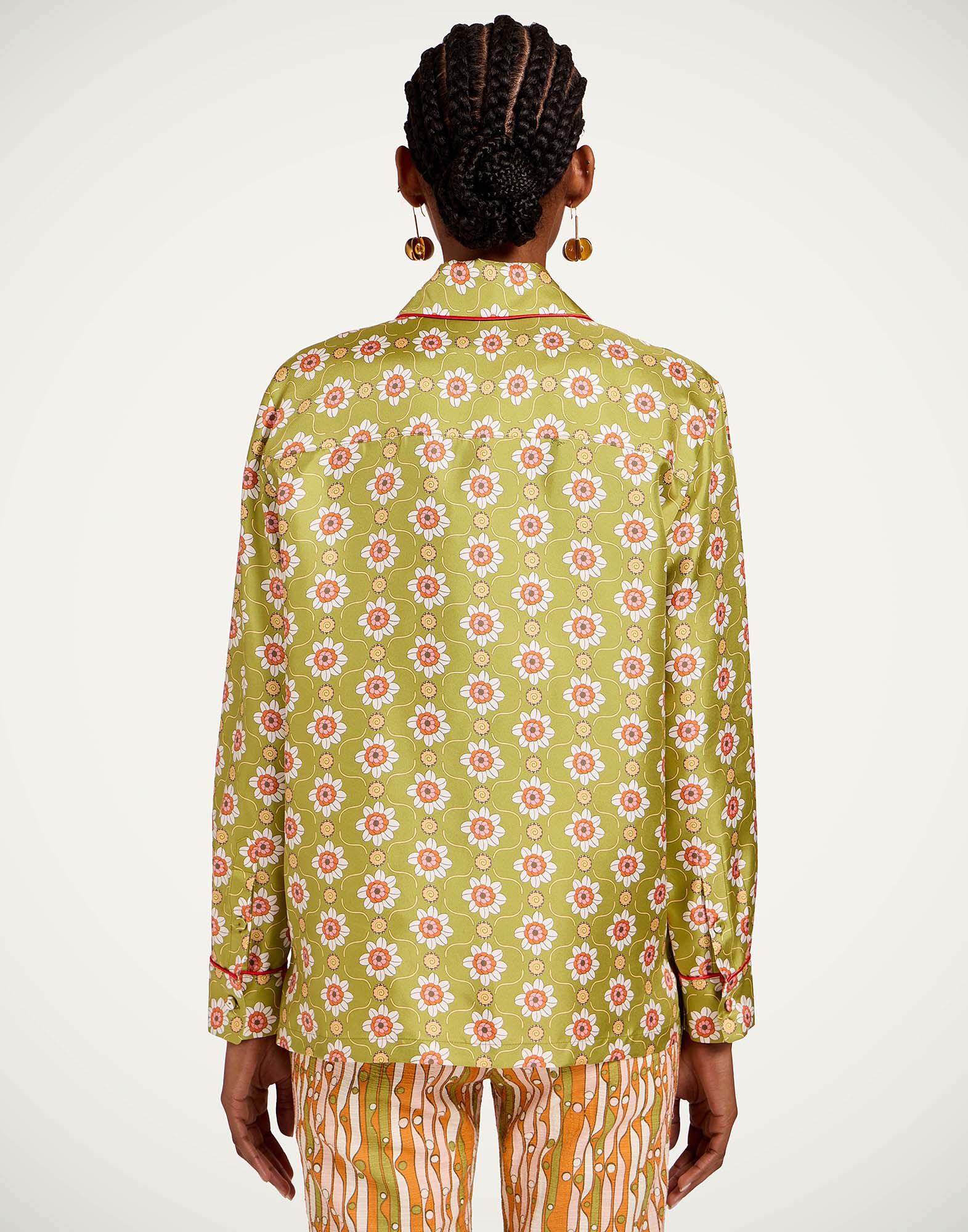 La DoubleJ Boy Shirt Ambrosia Green SHI0001SIL001AMB08GR02