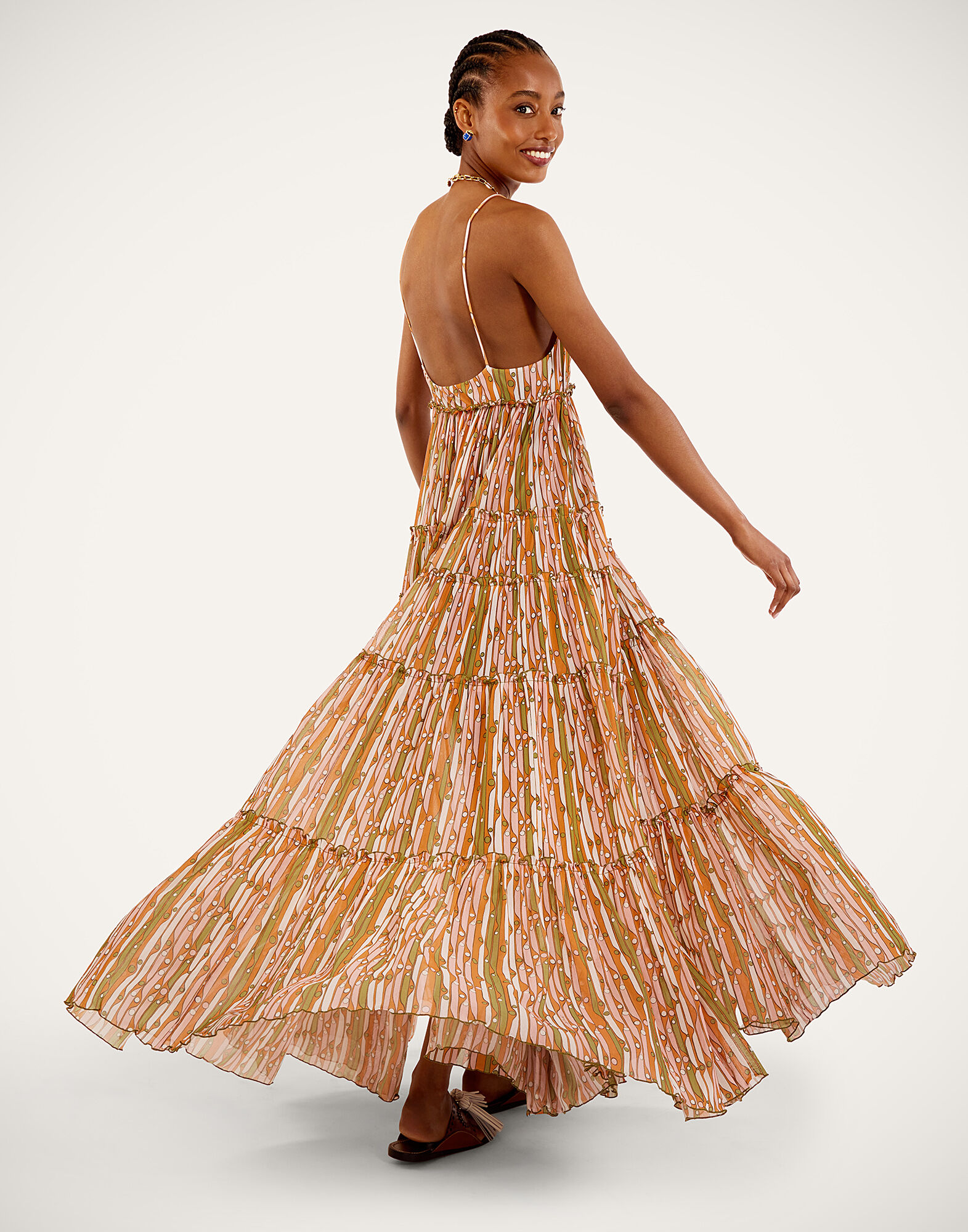 La DoubleJ Nymph Dress Smarties Orange DRE1078TUL003SMA02OR02