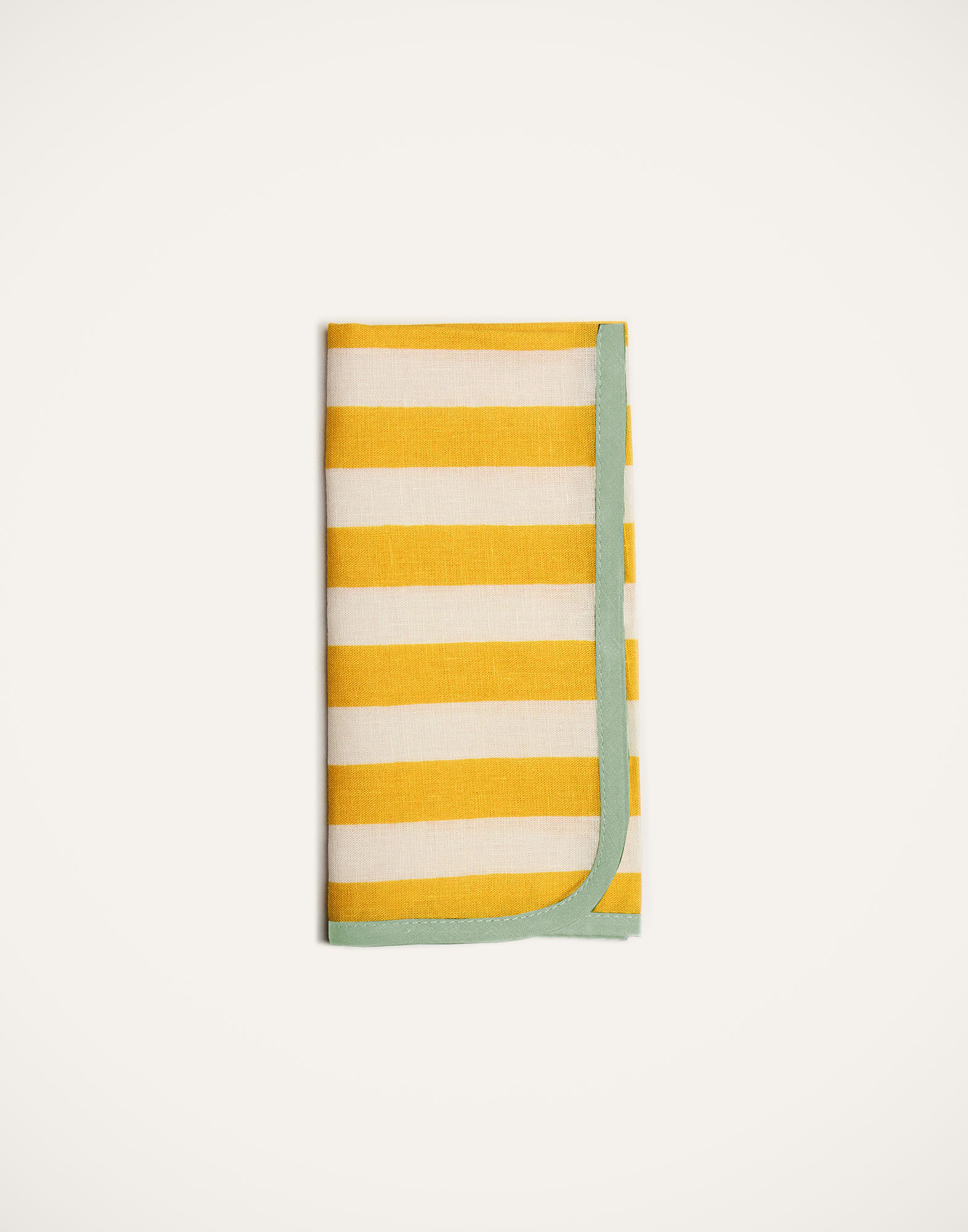 La DoubleJ Large Napkins Set Of 2 Riviera Giallo NAP0010LIN001RIV0003