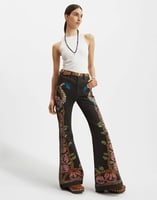La DoubleJ Superflare Jeans La DoubleJ Superflare Jeans Eve Black TRO0126DEN001EEC01BL01