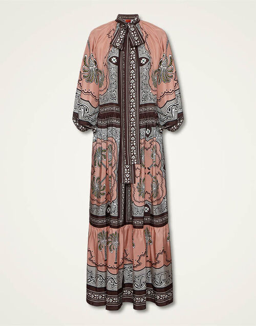 La DoubleJ Athena Dress Mirage Placée Pink DRE0618SIL009AGE01PI01