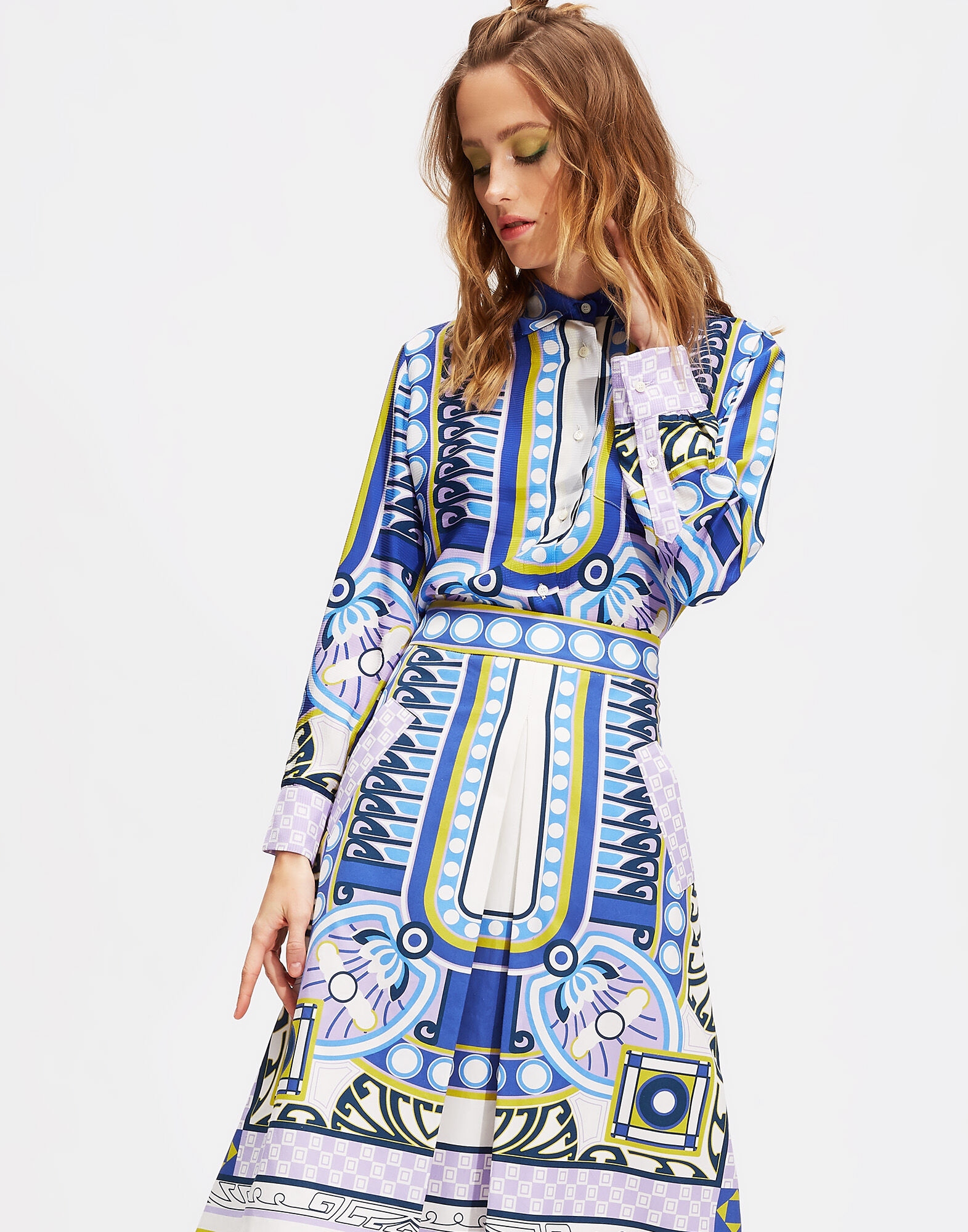 LaDoubleJ Boy Shirt Ittica Blu SHI0040VIS004ITT0002