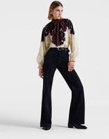 La DoubleJ Cerere Blouse La DoubleJ Cerere Blouse Corsini Placée Cream SHI0086SIL009INI02WH03