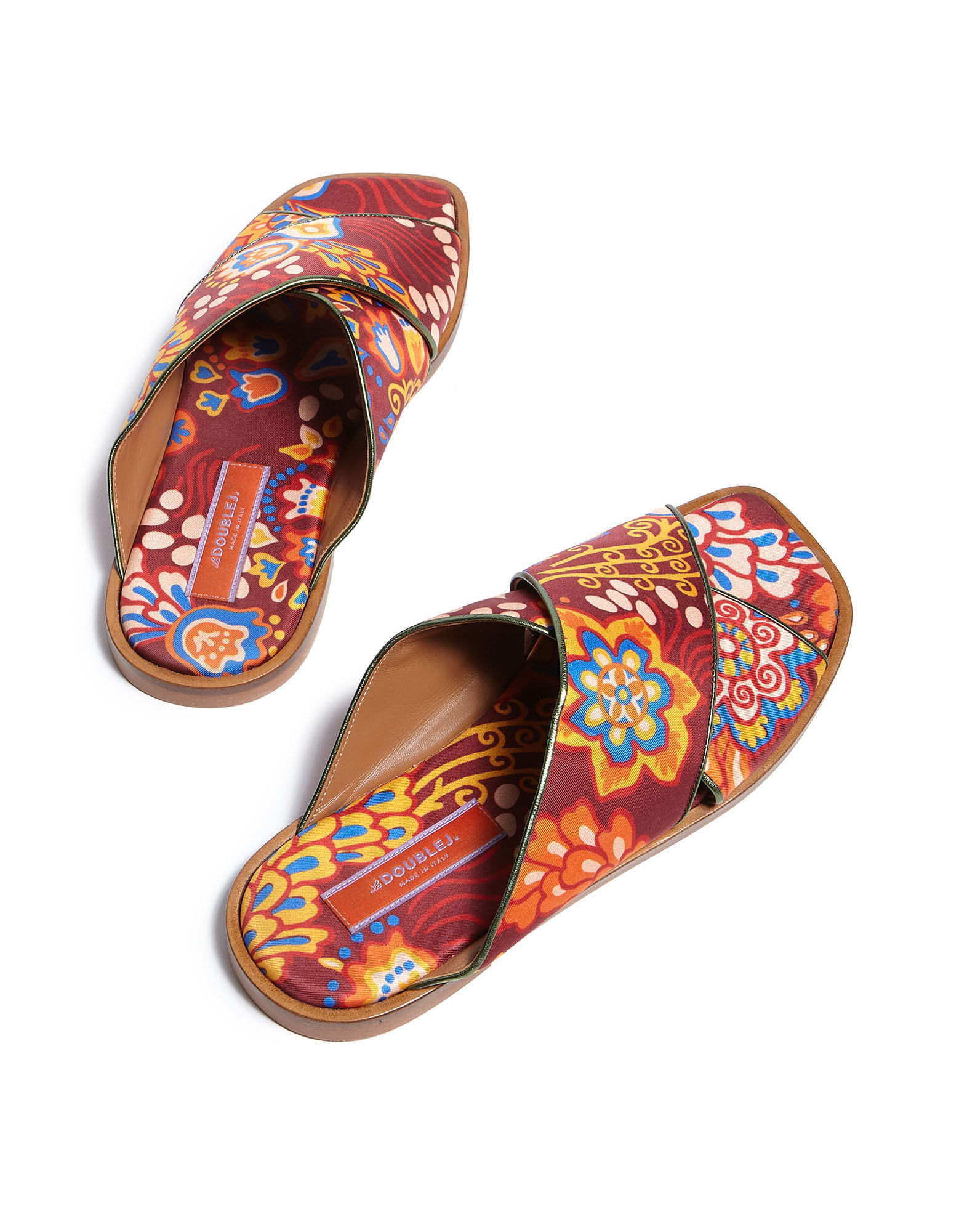 La DoubleJ Criss-Cross Sandals Taranta SHO0013FOD001TAR0002