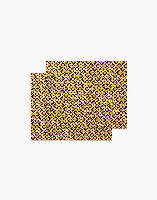 La DoubleJ Placemat Set Of 2 Puzzle Rosa TBM0001LIN001PUZ0002