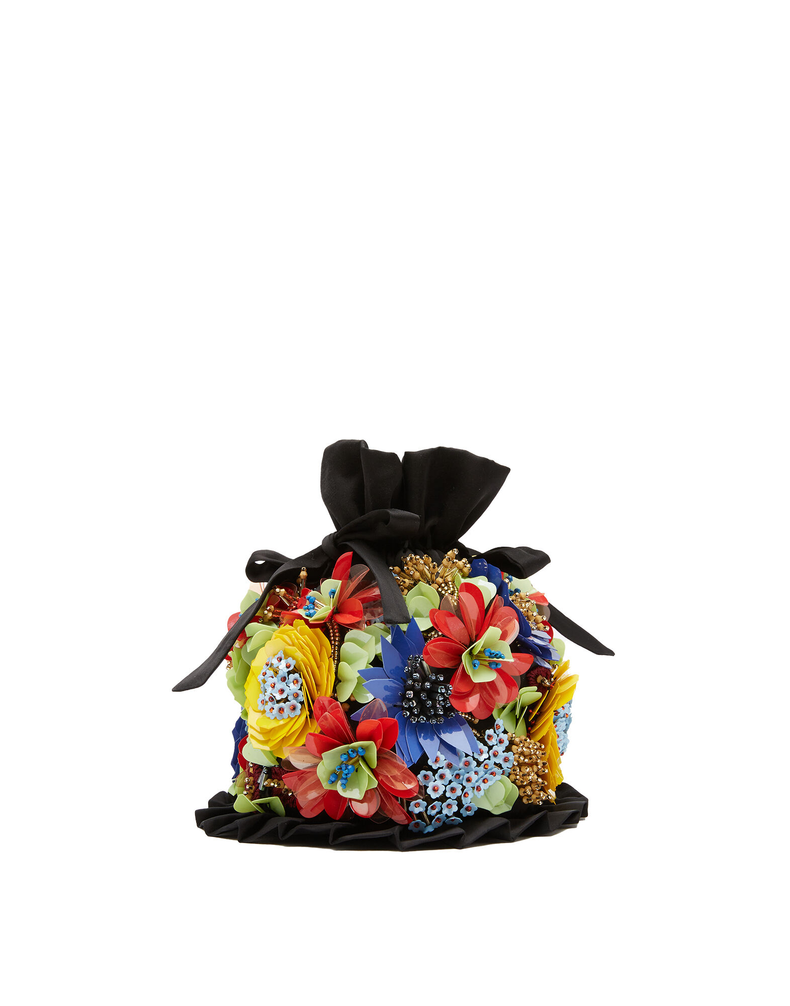 La DoubleJ Frida Pouch Multicolor Fiori BAG0027EMB002MUL0018