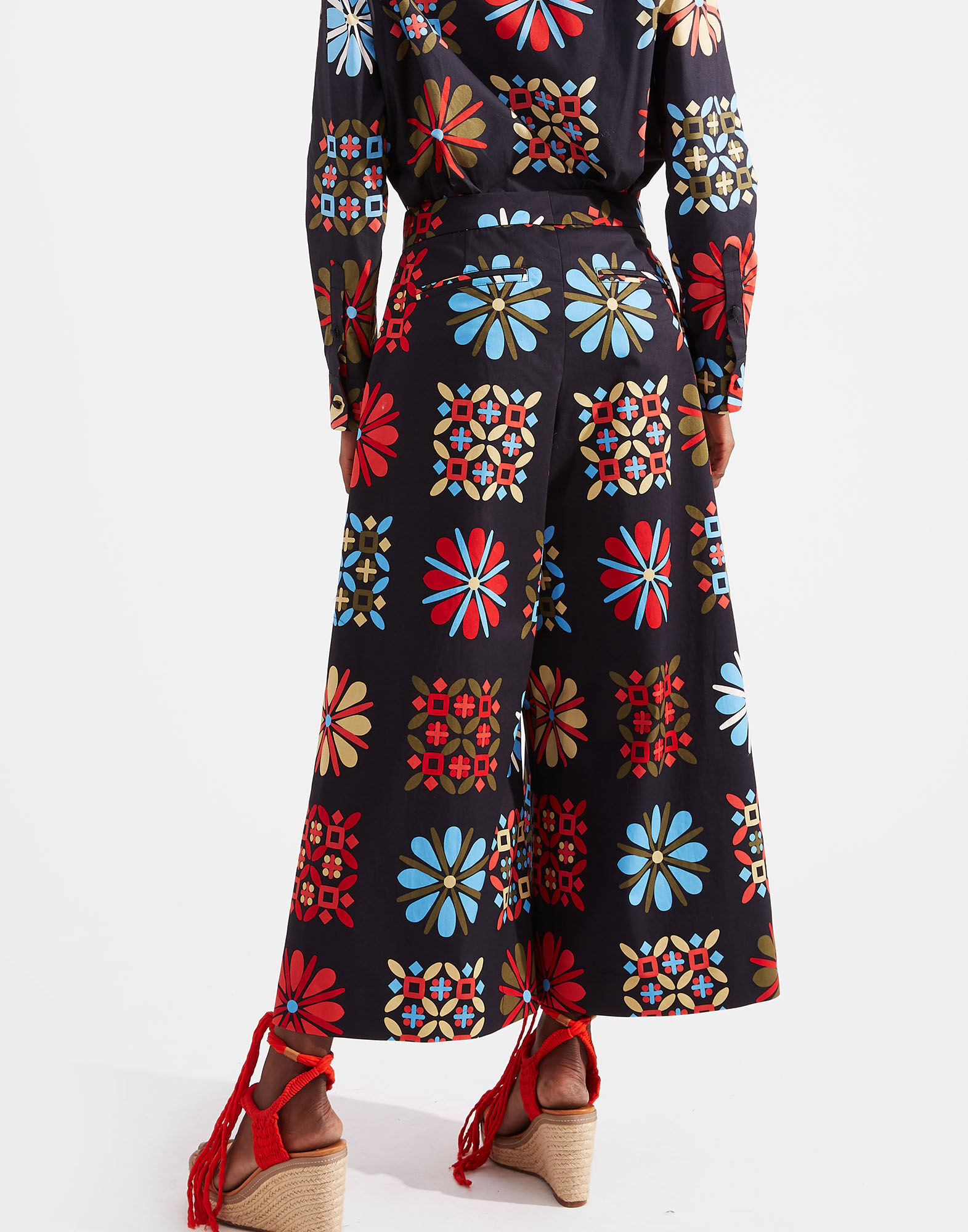 LaDoubleJ Coulotte Pants Vetrata Grande TRO0027COT006VET0003