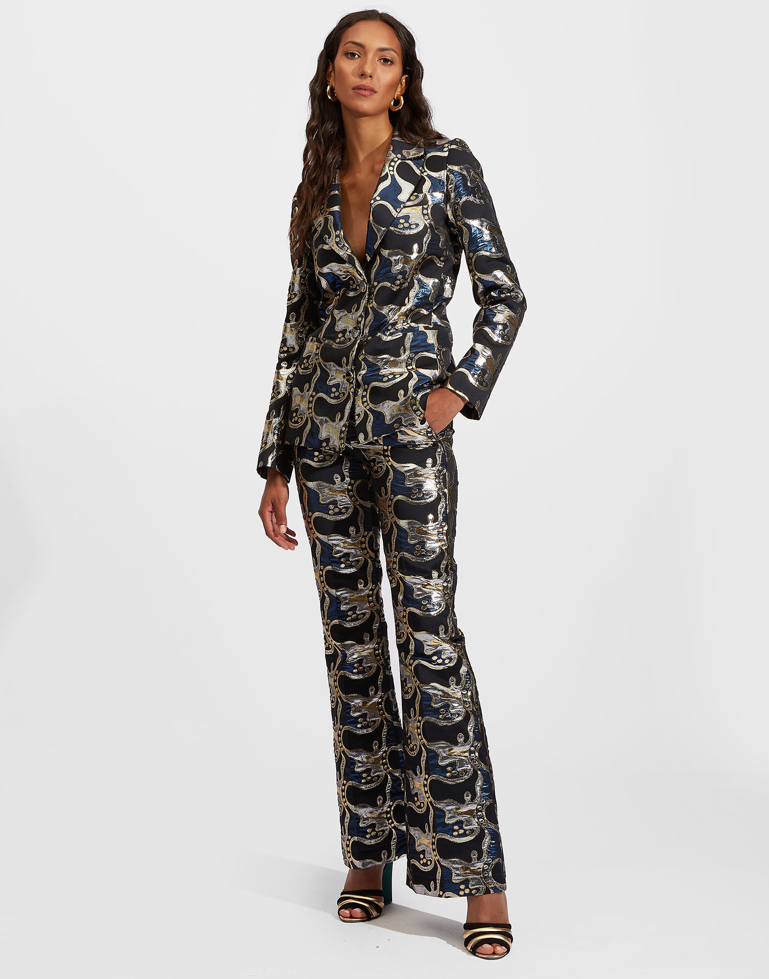 La DoubleJ Saturday Night Pants Spritz Blu TRO0030JAC040SPR0002