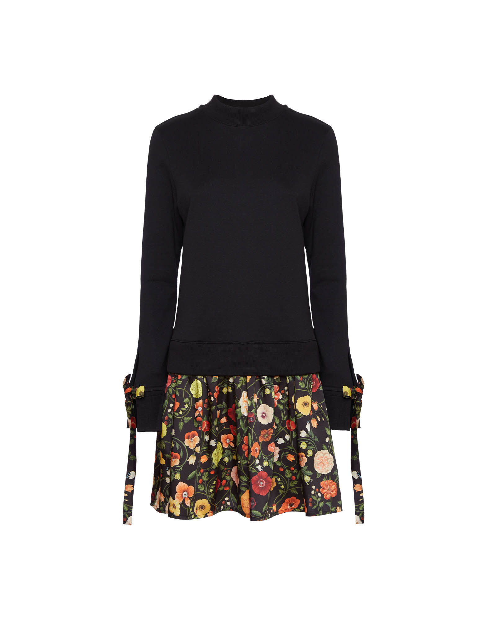 Sporty Dress in Botticelli Black fur Damen La DoubleJ
