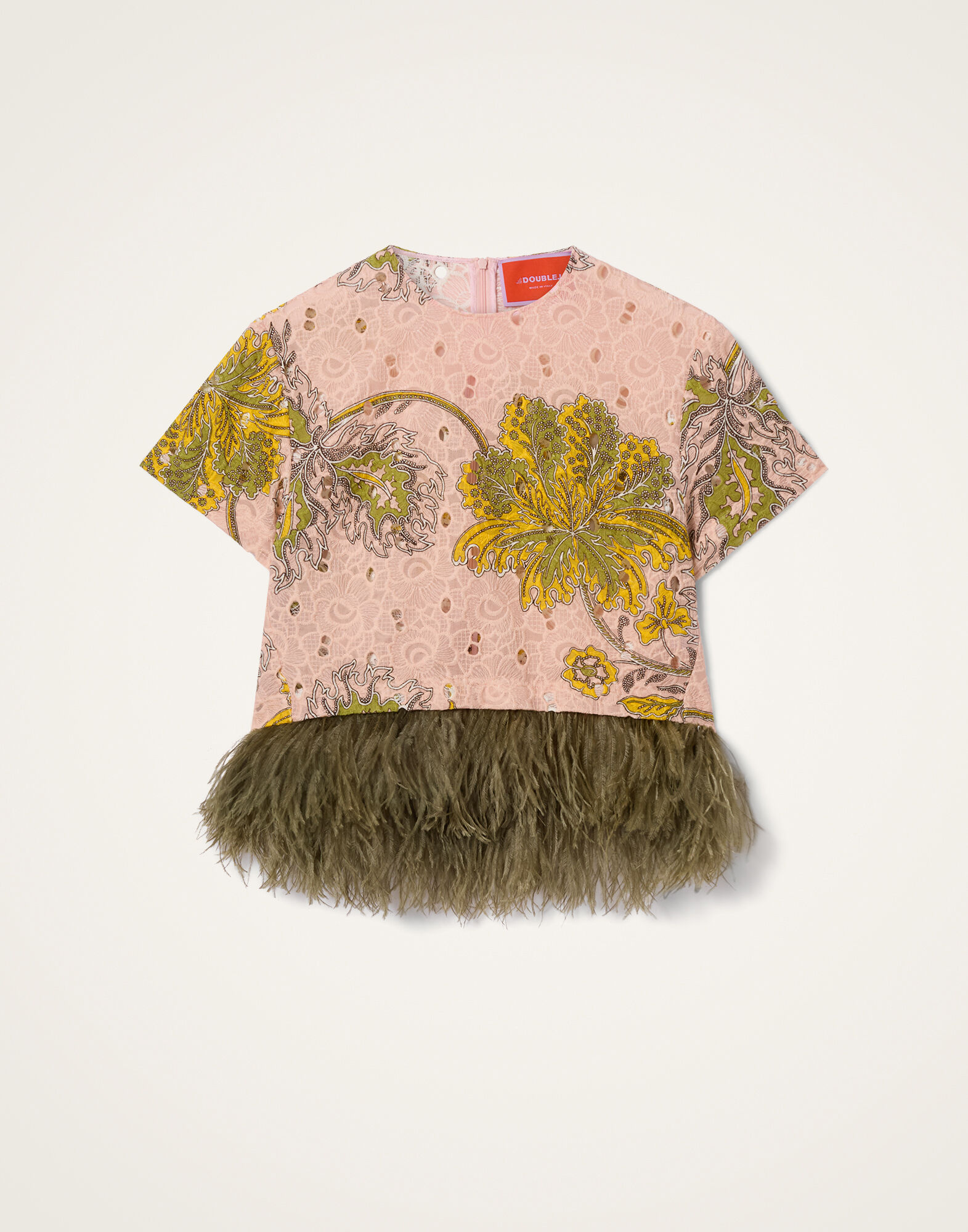 La DoubleJ La Scala Tee Swathe Pink TSH0041EMB031SWA01PI01