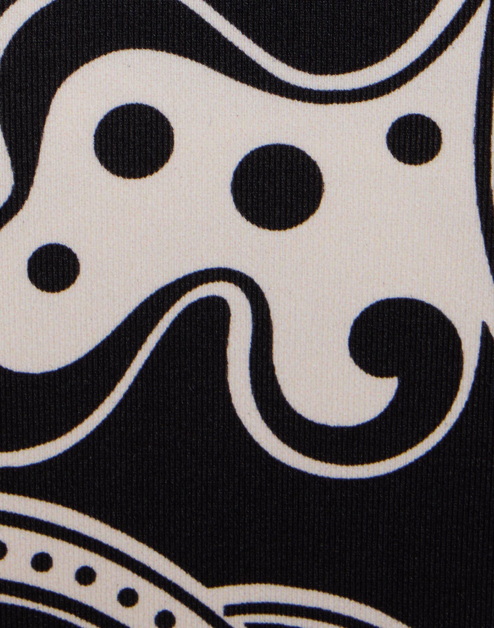 La DoubleJ Magica Bra Aperol Black & White TOP0142JER049APE01BL03