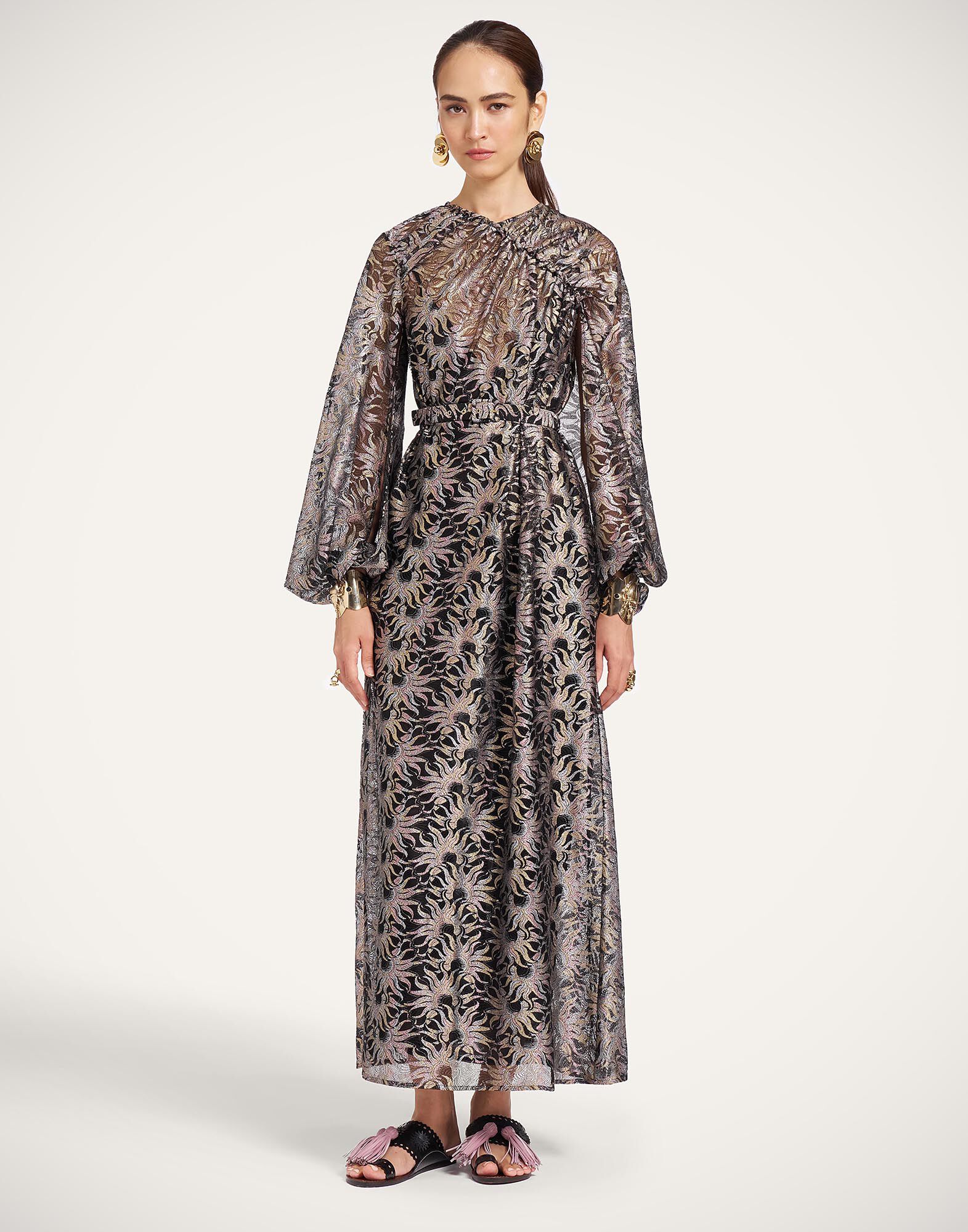 La DoubleJ Brigid Dress Sun Black DRE1144LAC015SUN03BL01