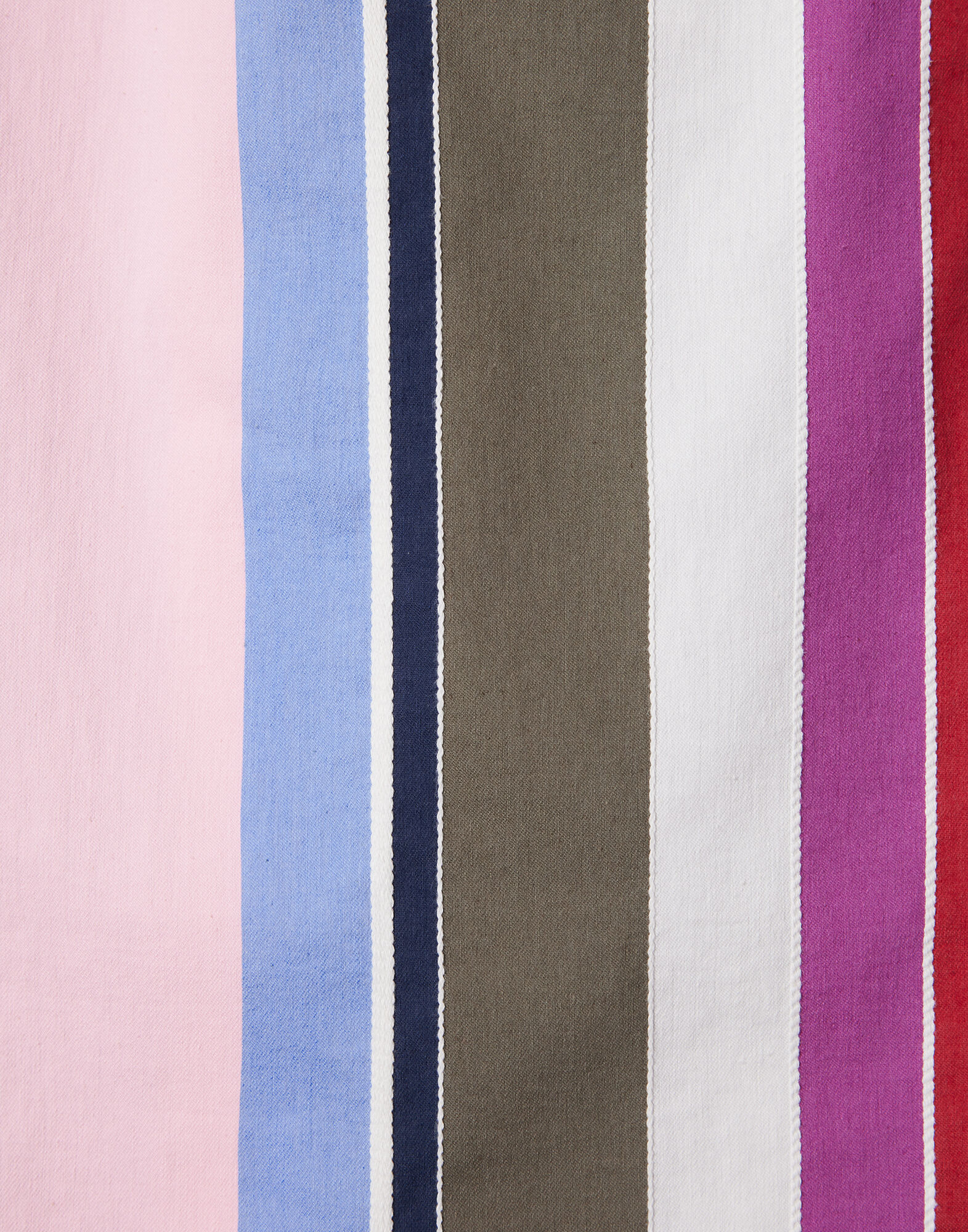 La DoubleJ Drawstring Pants Stripes Multicolor Pink TRO0053COT078CLB22PI01