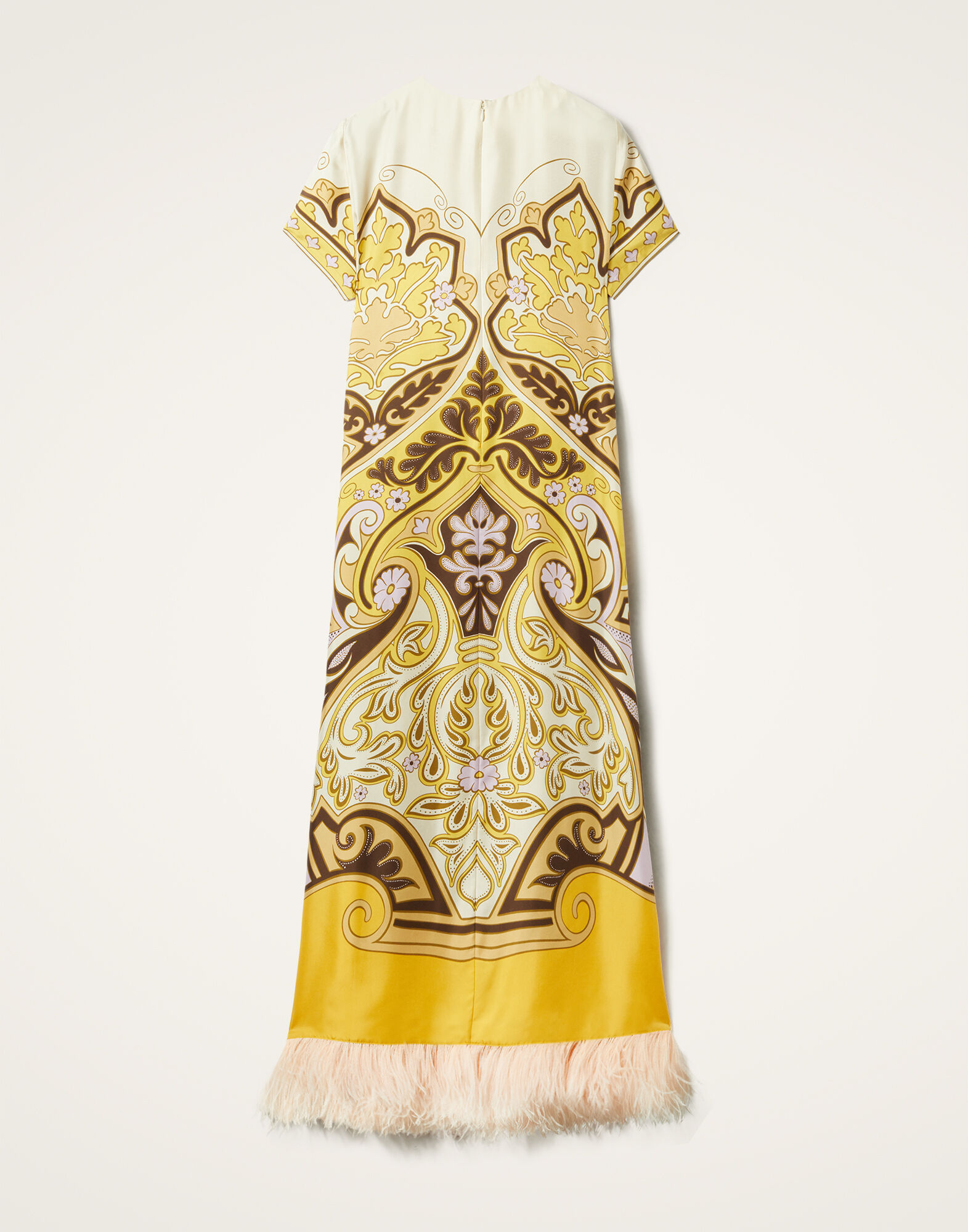 La DoubleJ Swing Dress Spells Plac&eacute;e Yellow DRE0864SIL006SPE01YE02