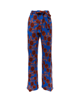 La DoubleJ Slit Pants La DoubleJ Slit Pants Flower Tapestry TRO0015JAC032FLT0001