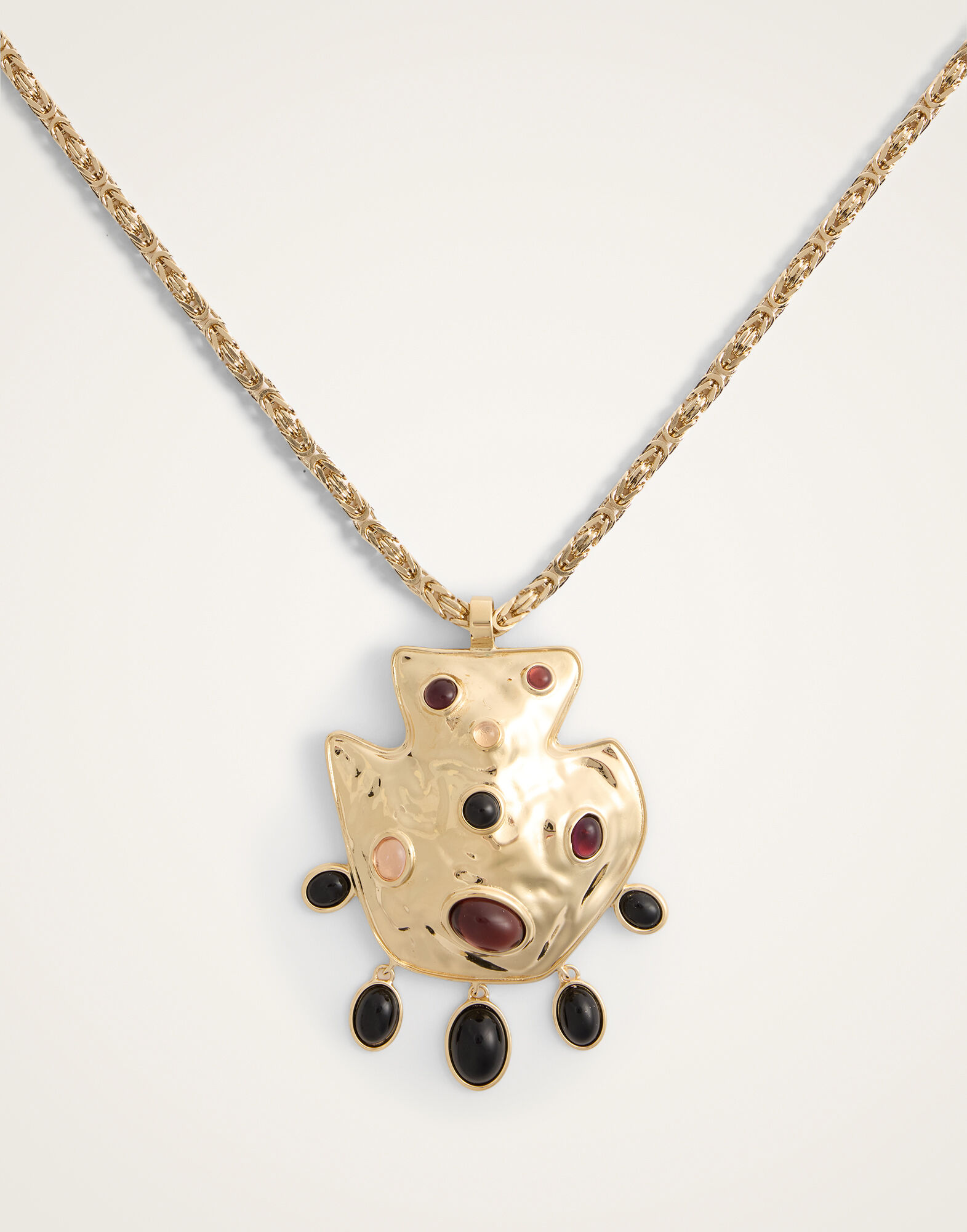 La DoubleJ Super Amulet 24k Gold Plate NEC0030BRA003SOLIDYE05