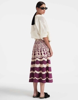 La DoubleJ Drawstring Skirt La DoubleJ Drawstring Skirt Fans Placée Purple SKI0106FAI002FAN03PU01