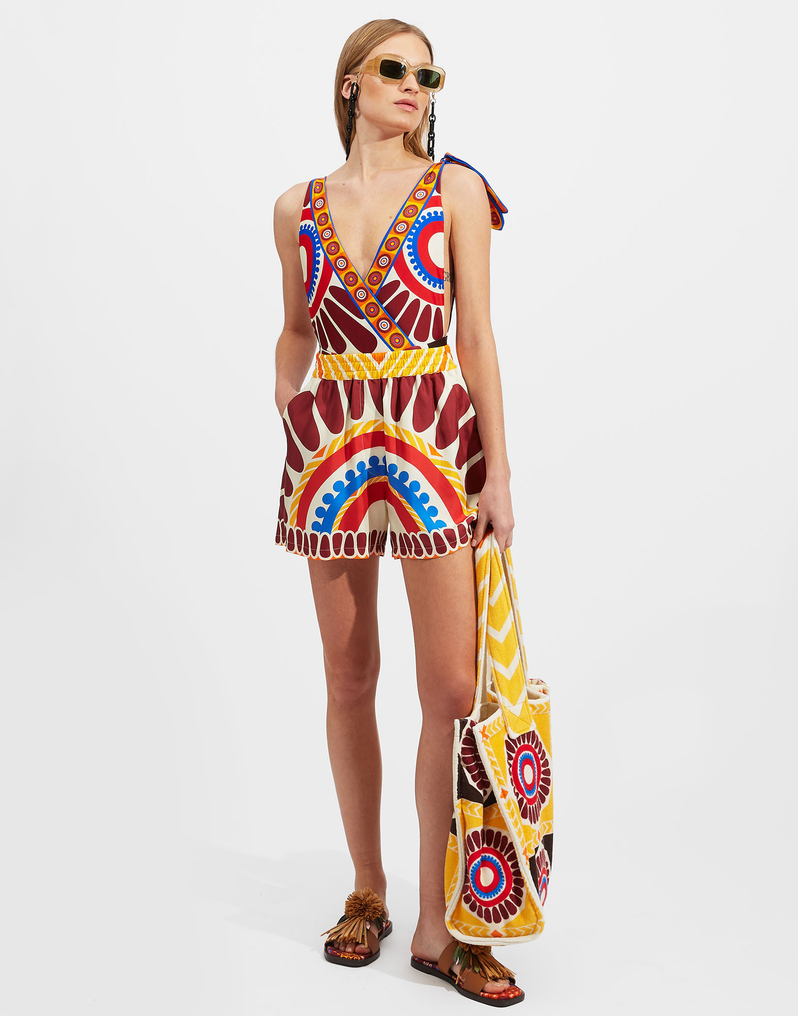 La DoubleJ Pull-Up Shorts La DoubleJ Pull-Up Shorts Solar Placée TRO0060SIL006SOL0002