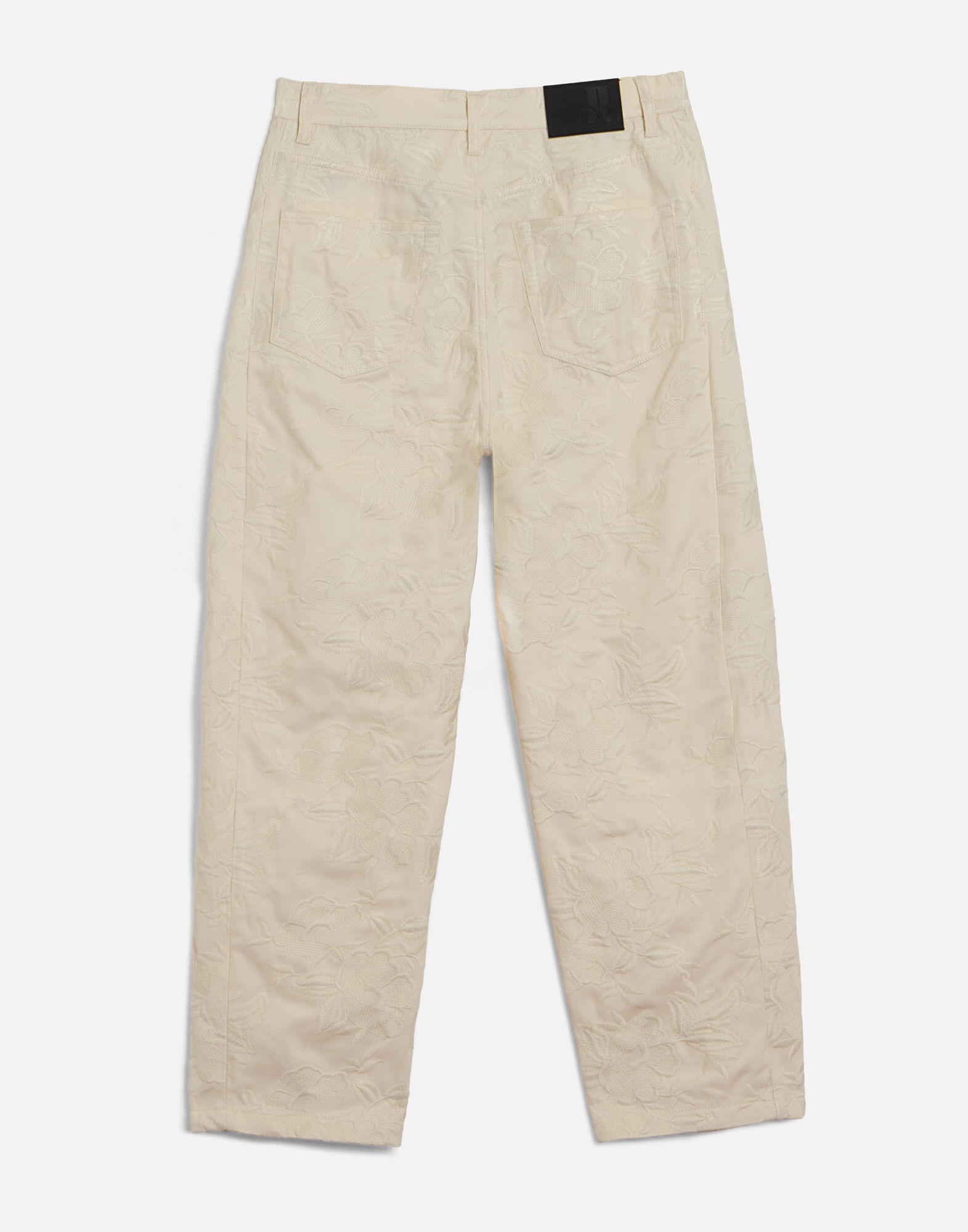 La DoubleJ Fancy Pants Solid Ecru TRO0196COT086SOLIDBR05