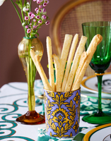 La DoubleJ Decorative Cup La DoubleJ Decorative Cup Violet Garland VAS0008CER001GRL0006