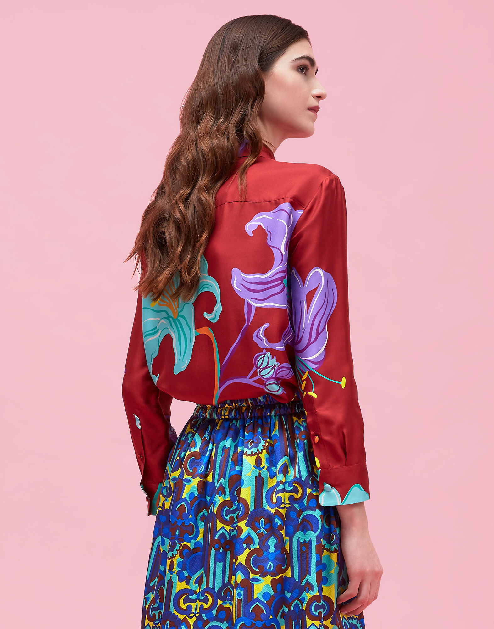 LaDoubleJ Boy Shirt Maneater Rosso SHI0001SIL001MAN0002