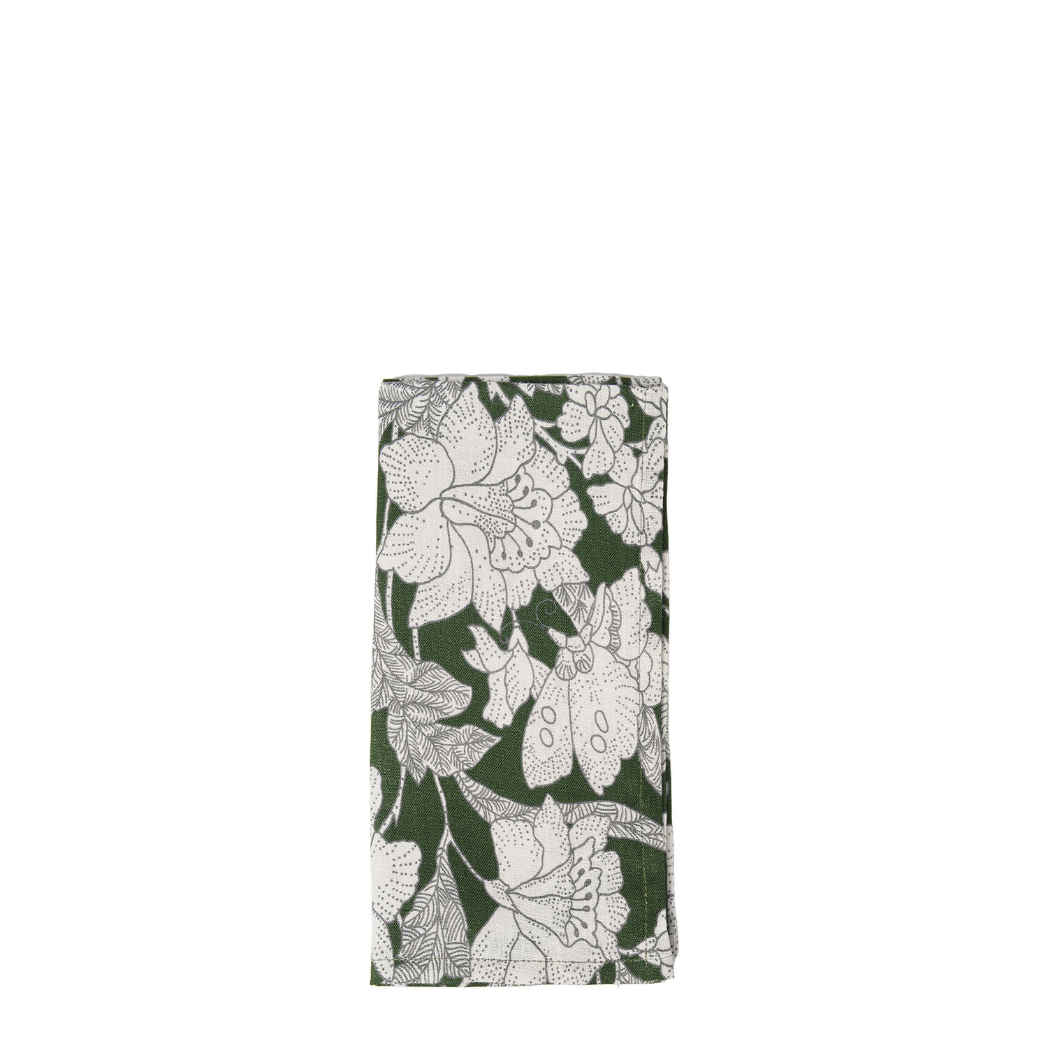 La Doublej Large Napkins Set Of 2 (45x45) In Lilium Avorio