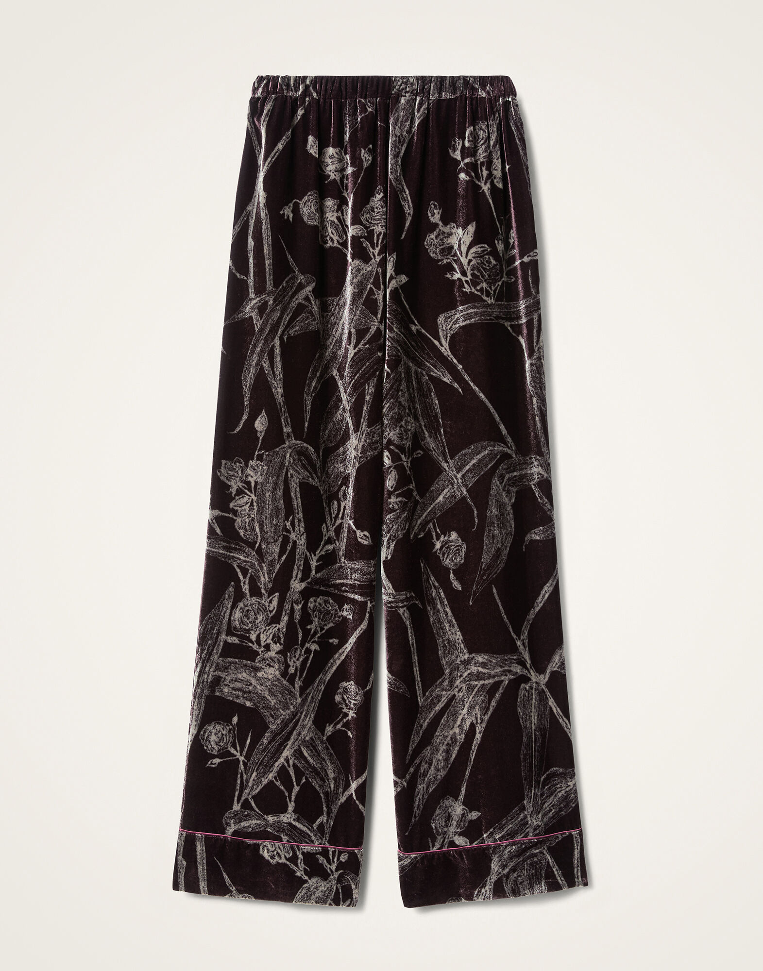 La DoubleJ Pajama Pants Bamboo Burgundy TRO0116DEV004BMB03RE07