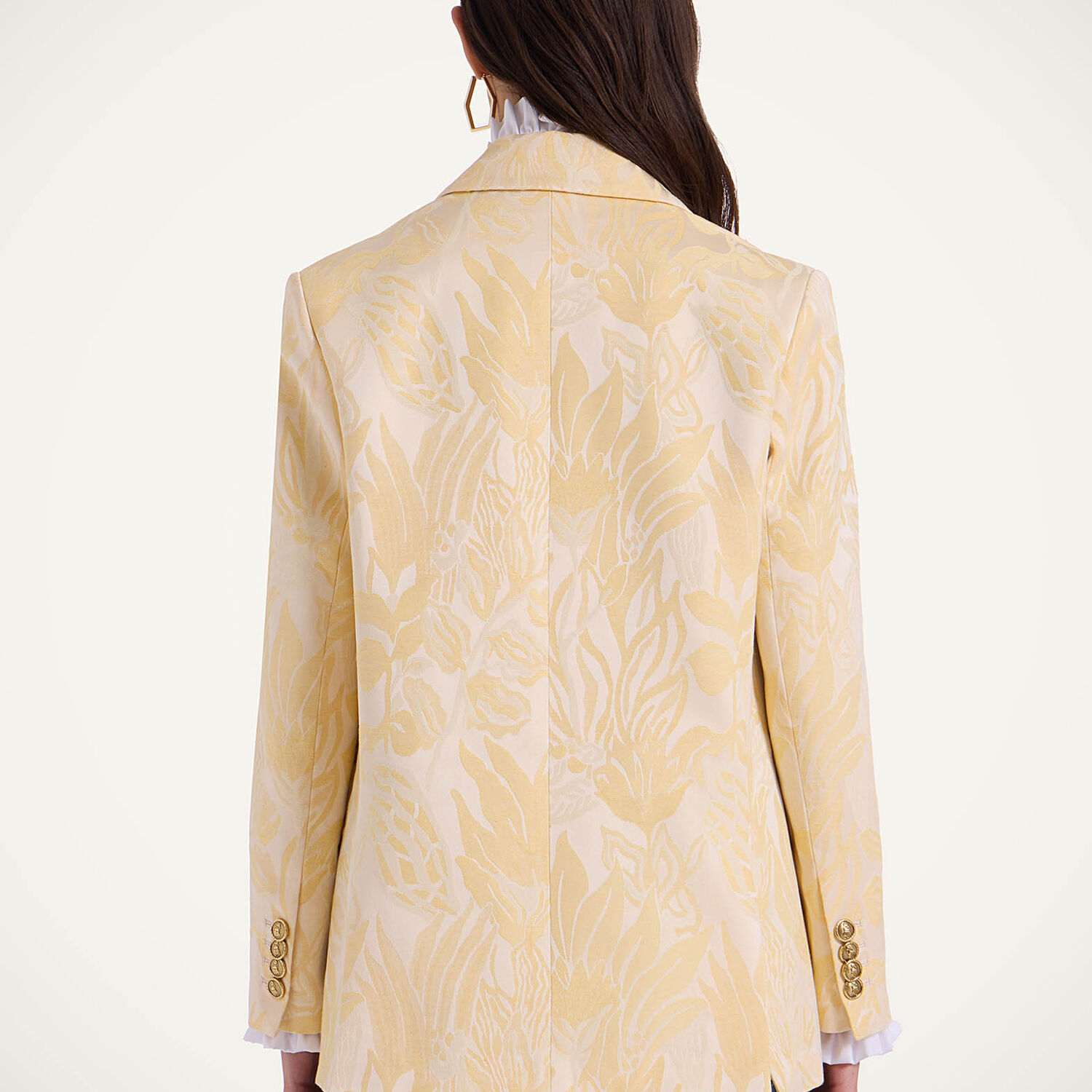 La Doublej Jones Jacket In Iris Yellow