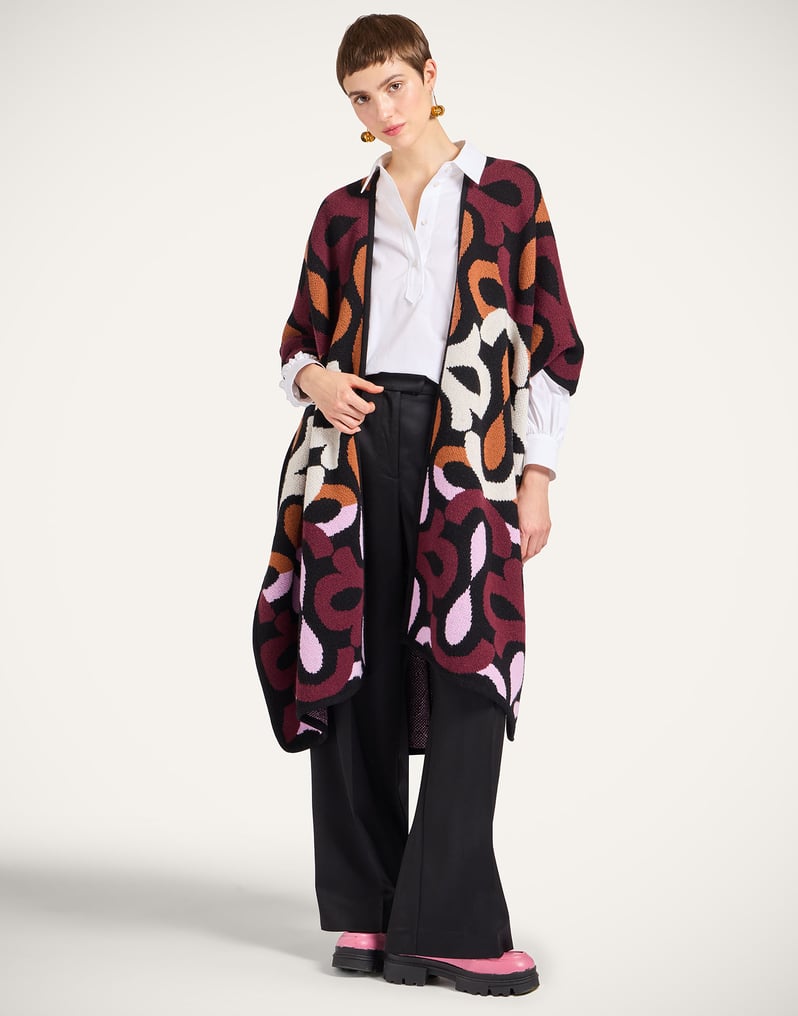 La DoubleJ Maiolika Robe La DoubleJ Maiolika Robe Multicolor Burgundy SCA0090KNI184VA432BR06