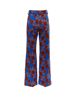 La DoubleJ Slit Pants La DoubleJ Slit Pants Flower Tapestry TRO0015JAC032FLT0001