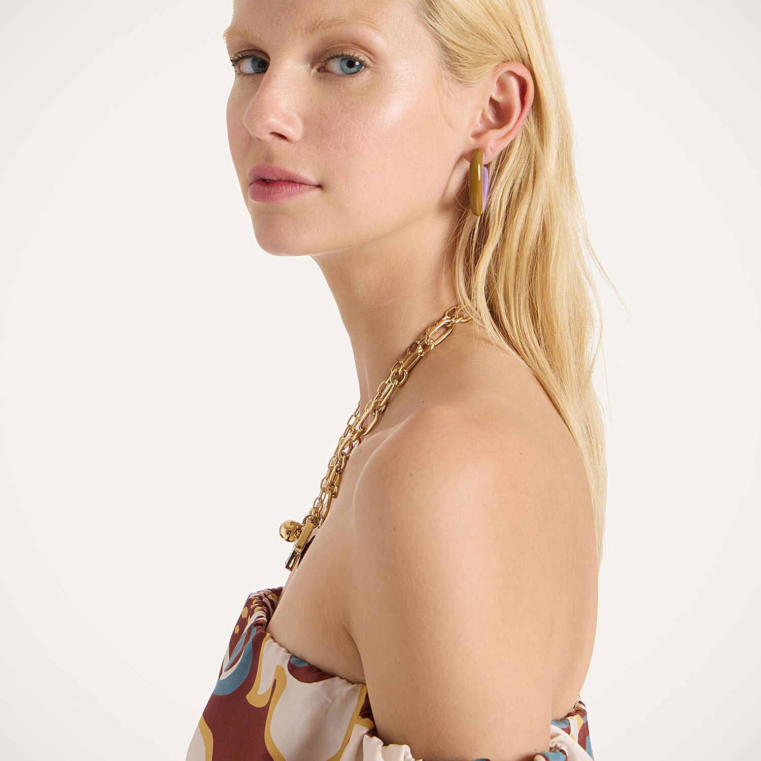 Shop La Doublej Dew Earrings Bicolor Mini