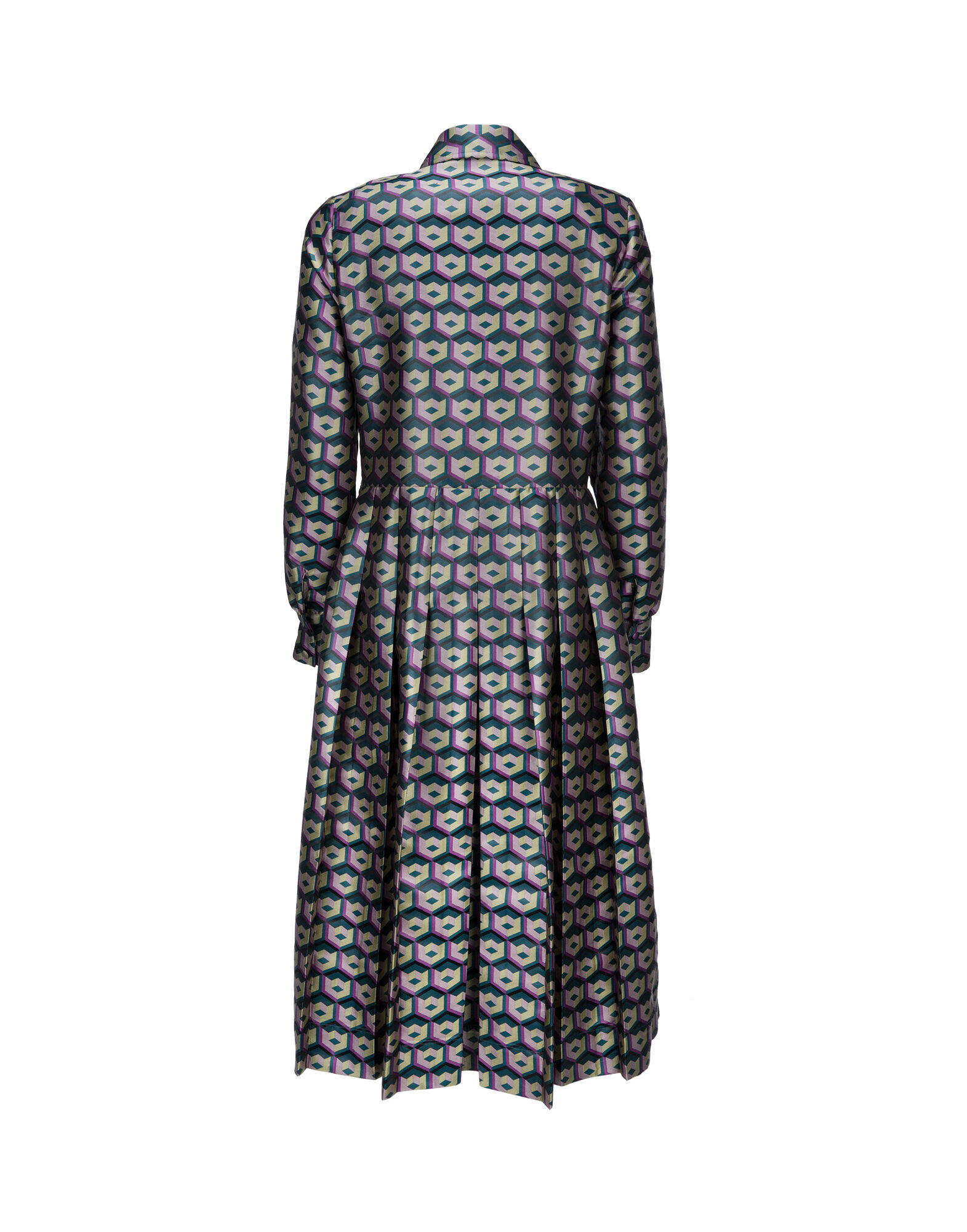 LaDoubleJ Embroidered Chemisier Dress Cubi Verdi DRE0025JAC004CUB0002