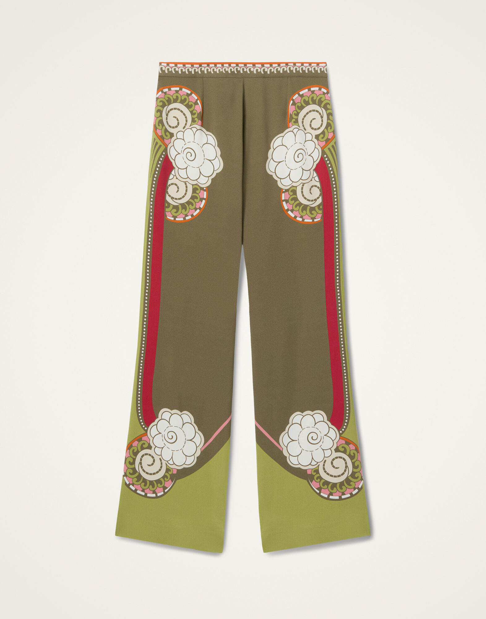 La DoubleJ Stretch Pants Ambrosia Plac&eacute;e Green TRO0054VIS011AMB03GR02
