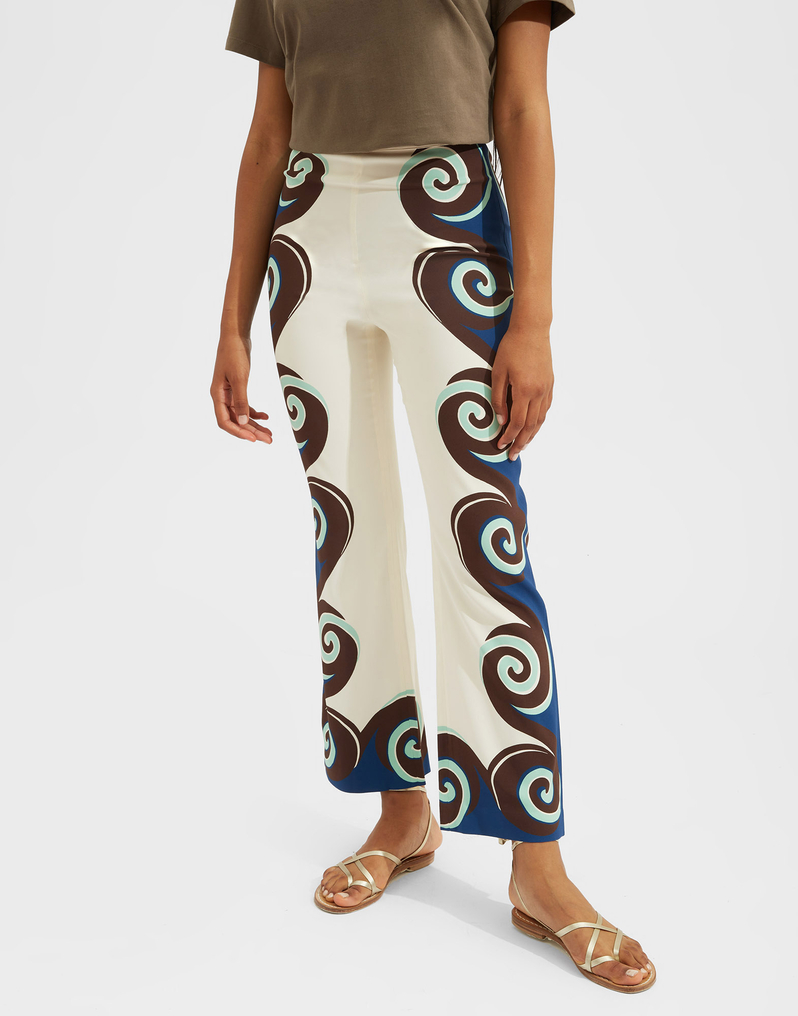 La DoubleJ Stretch Pants La DoubleJ Stretch Pants Stucco Placée Ivory TRO0054VIS011STU01WH04