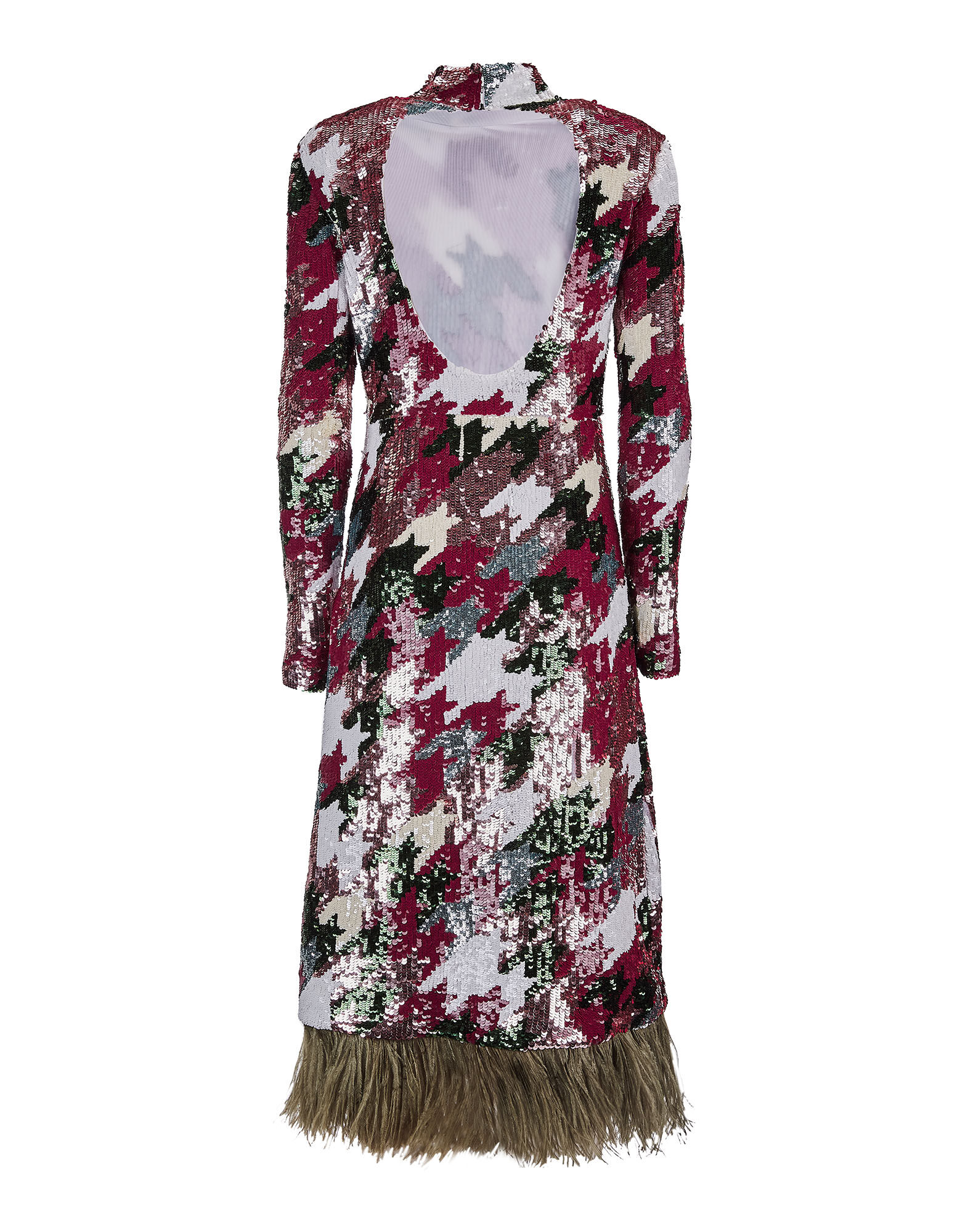 LaDoubleJ Gala Dress Pied De Poule DRE0133SEQ002PIE0001