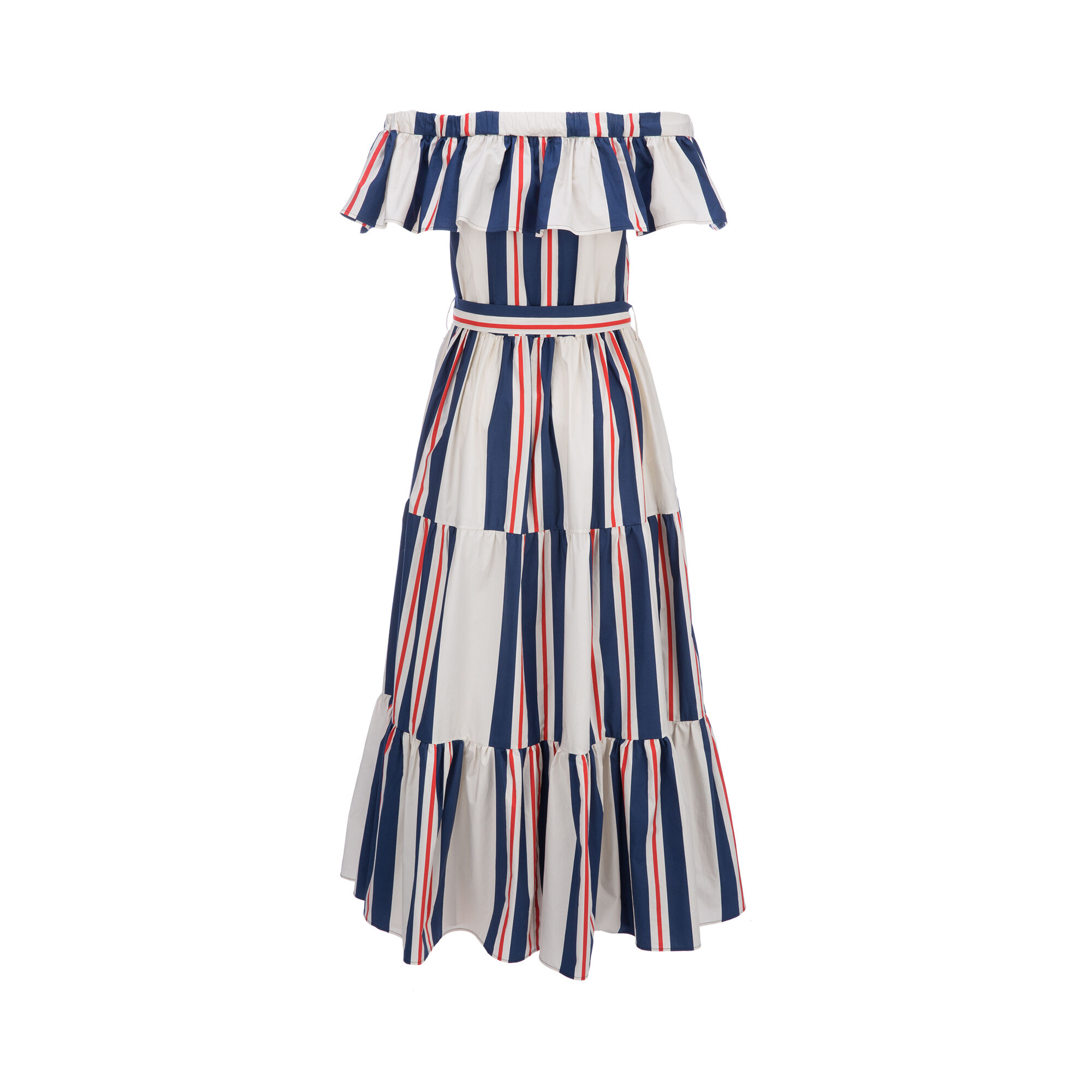 LaDoubleJ Yacht Dress 4 luglio DRE0030COT001RIG0001