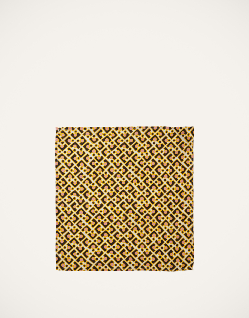 La DoubleJ Large Napkins Set Of 2 La DoubleJ Large Napkins Set Of 2 Puzzle Rosa NAP0006LIN001PUZ0002