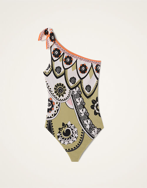 La DoubleJ Goddess Suit Plume Plac&eacute;e Green SWI0058LYC009PLU03GR02
