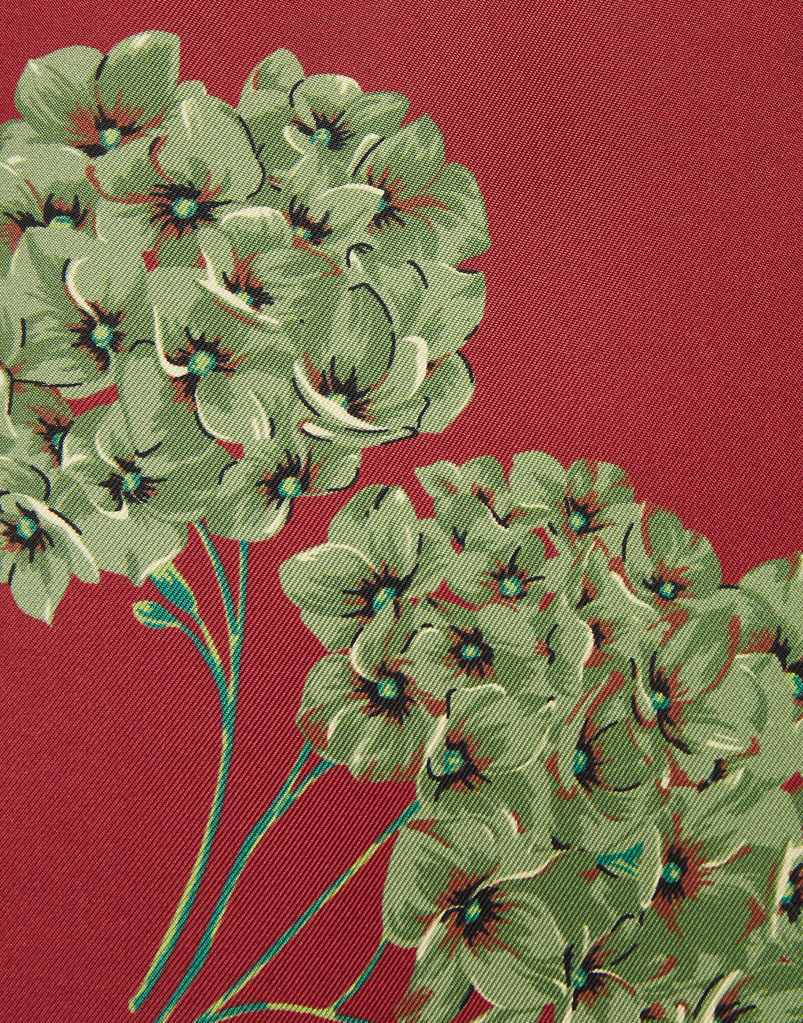 La DoubleJ Boy Shirt Ortensia Bordeaux SHI0001SIL001ORT0004