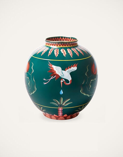 La DoubleJ Bubble Vase La DoubleJ Bubble Vase Spirit Stork VAS0003CER001HLE0009