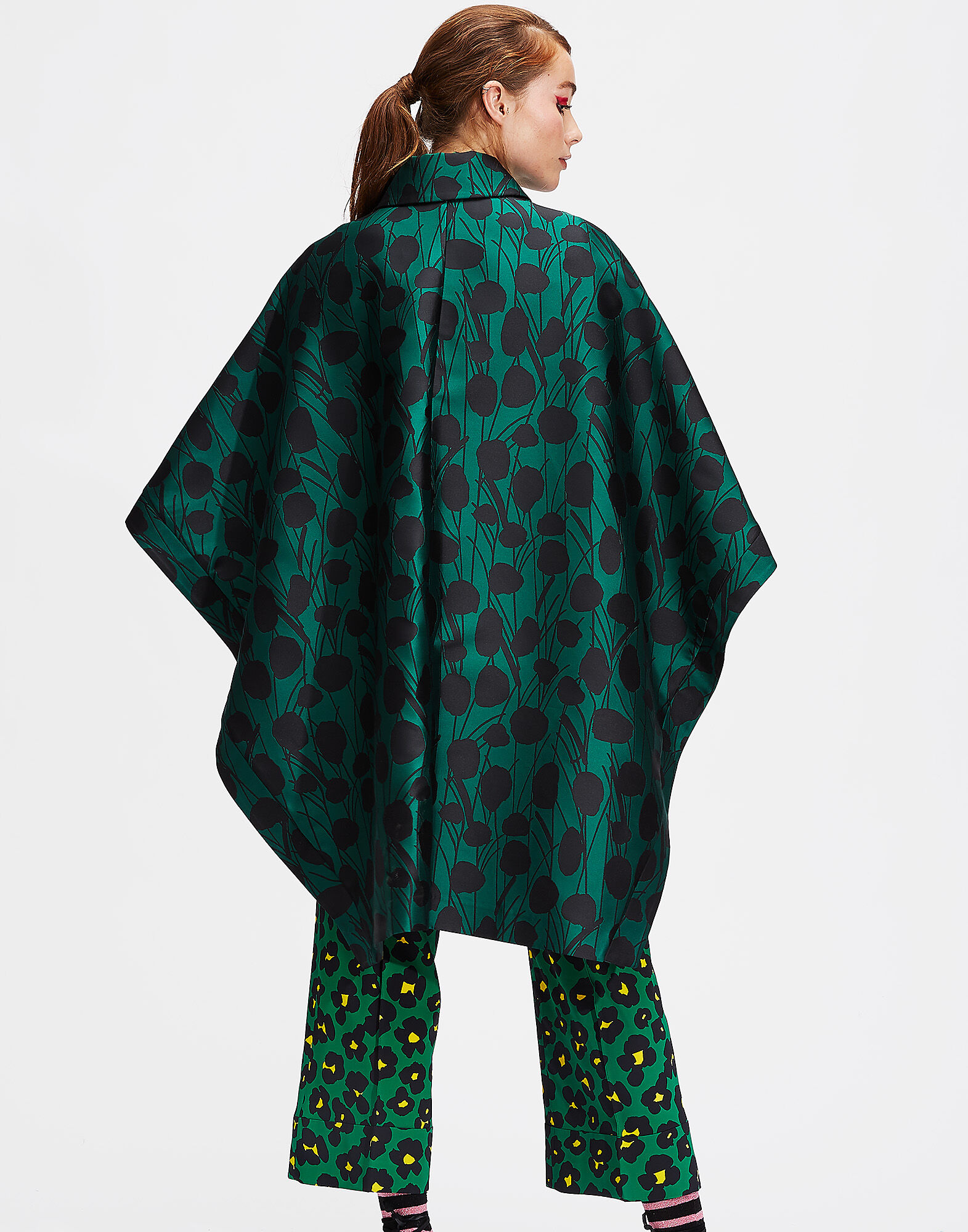 LaDoubleJ Superwoman Cape Moses Verde JAC0016RAS002MSS0003