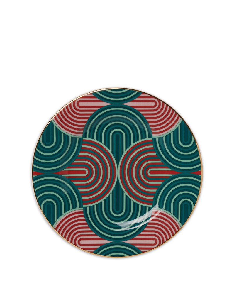 La DoubleJ Soup & Dinner Plate Set La DoubleJ Soup & Dinner Plate Set Slinky Verde DIS0050CER001SLI0005
