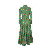 LaDoubleJ Bellini Dress Pavone Verde DRE0016COT003PAV0003