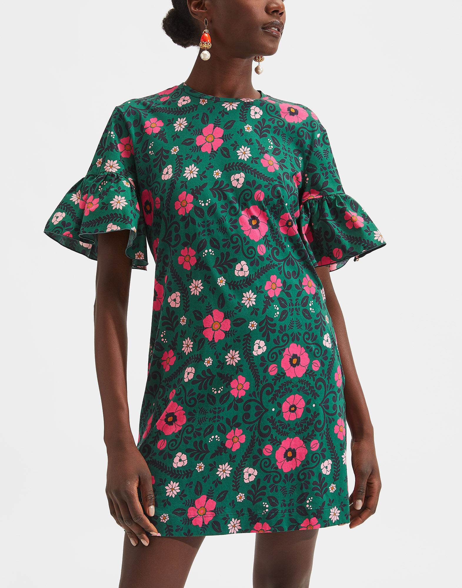 LaDoubleJ Walk The Dog Dress Heckfield Verde DRE0246JER002HEC0002