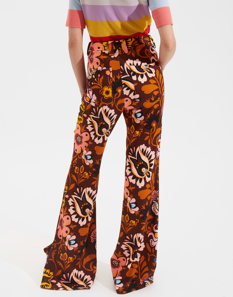 LaDoubleJ Slit Pants LaDoubleJ Slit Pants Selva TRO0015JER007SEL0001